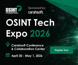 Carahsoft OSINT Tech Expo 2026 - April 30_2026