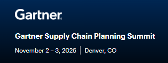 Gartner Supply Chain Planning Summit 2026