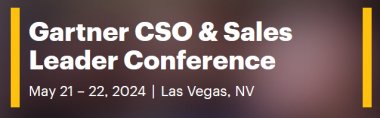 Gartner CSO & Sales Leader Conference