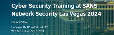 SANS Network Security Las Vegas 2024