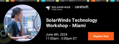 SolarWinds Miami Tech Workshop