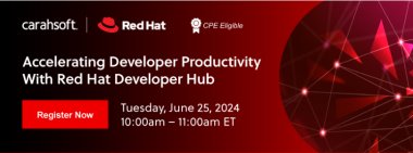 Accelerating Developer Productivity With Red Hat Developer Hub