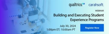 Building and Executing Student Experience Programs