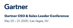 Gartner CSO & Sales Leader Conference