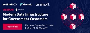 Modern Data Infrastructure for Government Customers