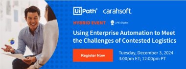 Using Enterprise Automation to Meet the Challenges of Contested Logistics