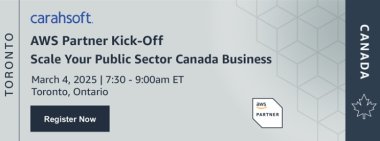 AWS Partner Kick-Off Scale Your Public Sector Canada Business