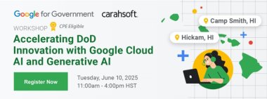 Accelerating Air Force Innovation with Google Cloud AI and Generative AI