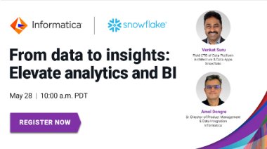 From Data to Insights: Leading-Edge Analytics & BI with Informatica & Snowflake