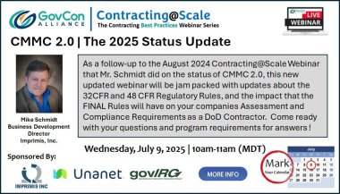 CMMC 2.0 | The 2025 Status Update