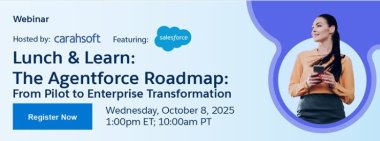 Lunch & Learn: The Agentforce Roadmap: From Pilot to Enterprise Transformation