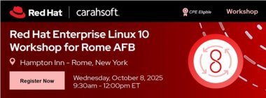 Red Hat Enterprise Linux 10 Workshop for Rome AFB