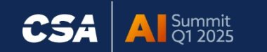 CSA's Virtual AI Summit Q1 2025