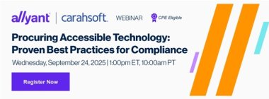 Procuring Accessible Technology: Proven Best Practices for Compliance