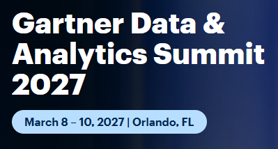 Gartner Data & Analytics Summit 2027