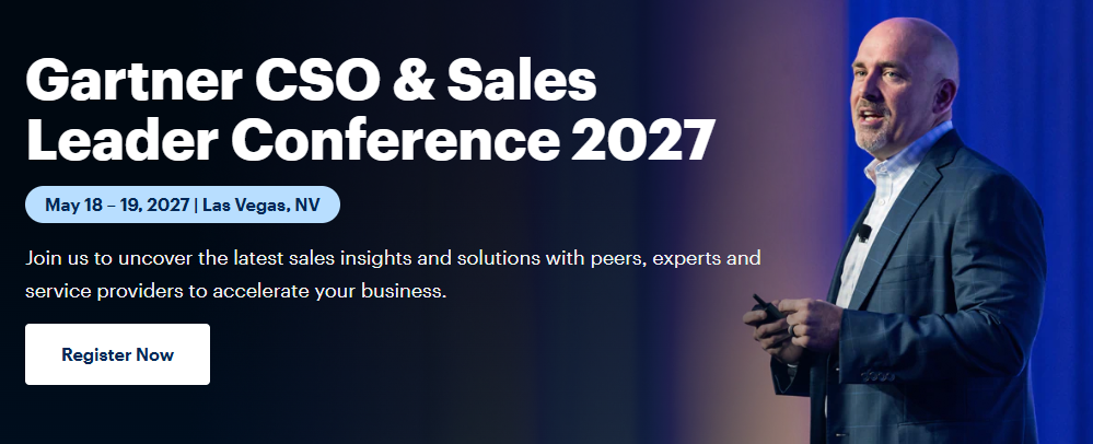 Gartner CSO & Sales Leader Conference 2027