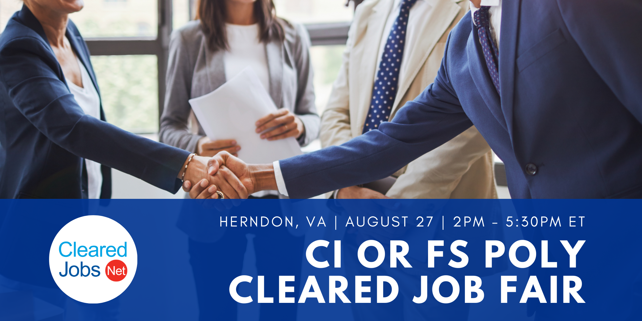 CI or FS Polygraph Cleared Job Fair August 27
