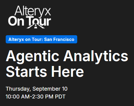 Alteryx On Tour: San Francisco