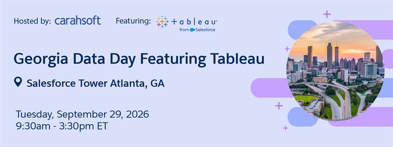Georgia Data Day Featuring Tableau