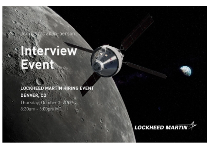 Lockheed Martin Private Hiring Event